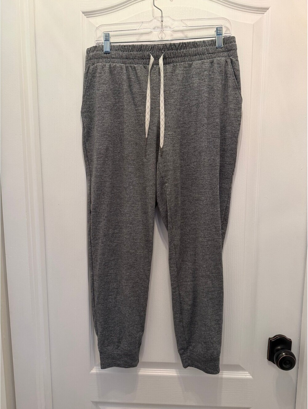 Zobha Jogger Sweatpants Womens L Gray Heather Drawstring Elastic Waist [COPY]